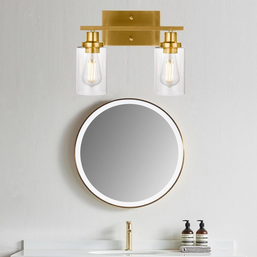 Gold Light Fixture - Picture 2 of 10